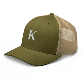 Casquette Trucker K Broderie - Vert kaki / Unique