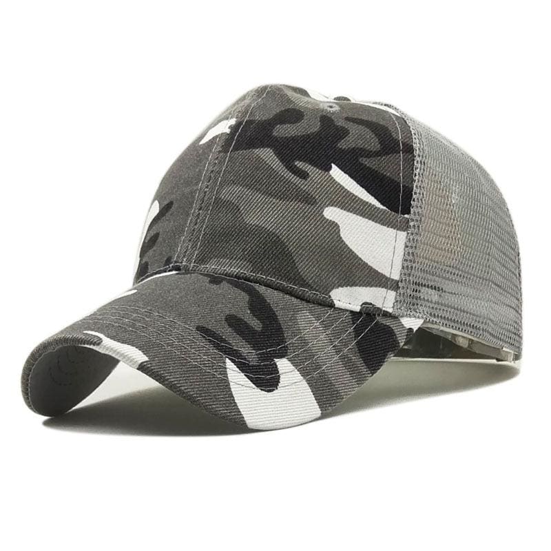 Casquette Trucker Militaire - Gris / Unique
