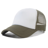 Casquette Trucker Minimaliste - Vert-Foncé / Unique