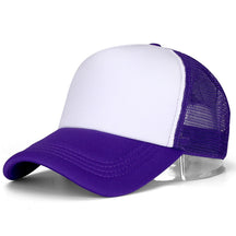Casquette Trucker Minimaliste - Violet / Unique