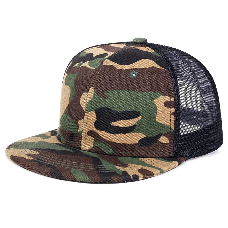 Casquette Trucker Snapback - Camouflage / Unique