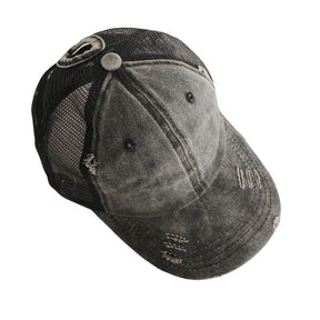 Casquette Trucker Vintage - Noir / Unique