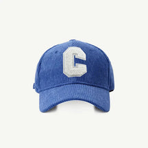 Casquette velours C - Bleu / Unique