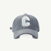 Casquette velours C - Gris / Unique