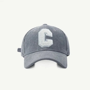 Casquette velours C - Gris / Unique
