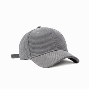 Casquette Velours Femme - Gris / Unique