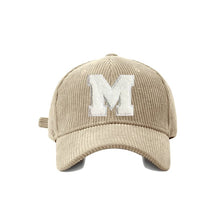 Casquette velours M - Beige / Unique