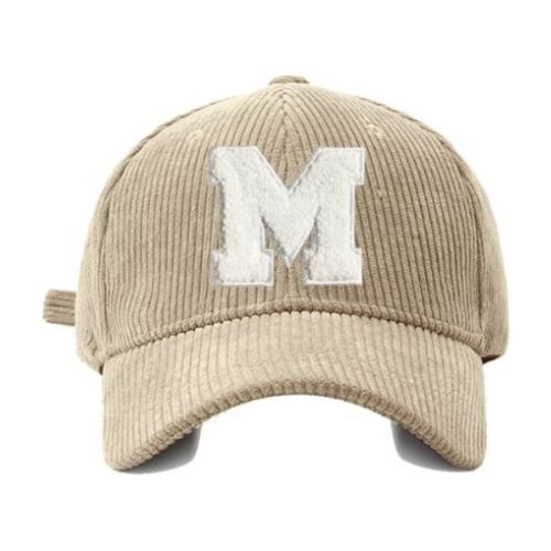 Casquette Velours M Brodée - Beige / Unique