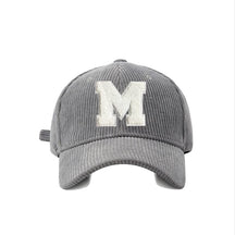 Casquette velours M - Gris / Unique