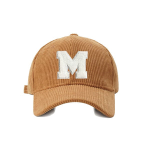 Casquette velours M - Orange / Unique