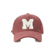 Casquette velours M - Rose / Unique
