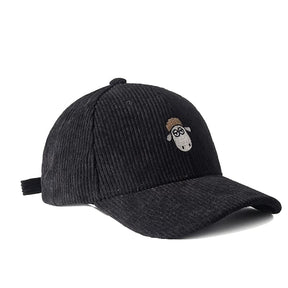 Casquette velours mouton