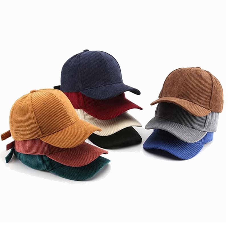 Casquette Velours Noir Femme