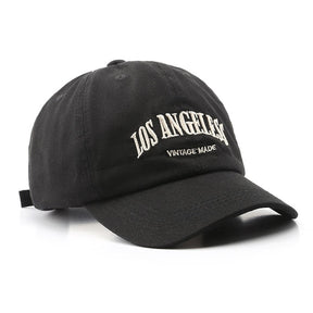 Casquette Vintage Brodée Los Angeless - Noir / Unique