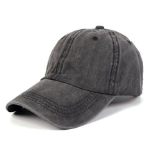 Casquette Vintage Délavée - Noir / Unique