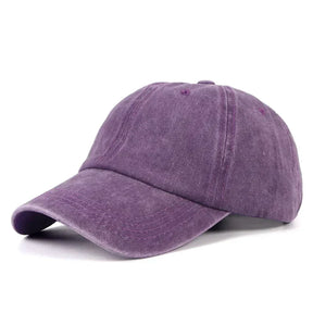 Casquette Vintage Délavée - Violet / Unique