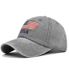 Casquette Vintage USA - Gris / Unique