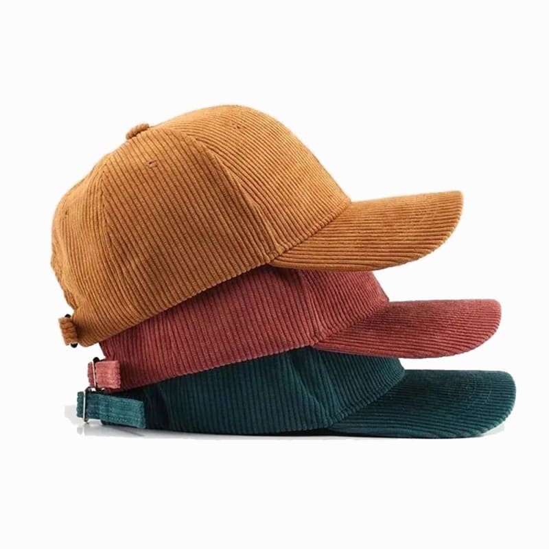 Casquettes Velours Côtelé