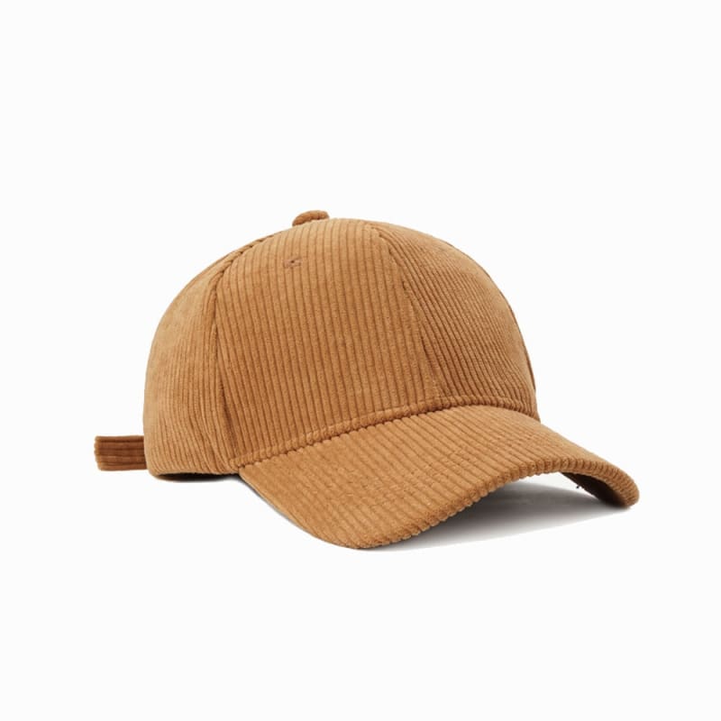 Casquettes Velours Côtelé - Beige / Unique