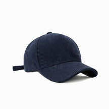 Casquettes Velours Côtelé - Bleu-Marine / Unique