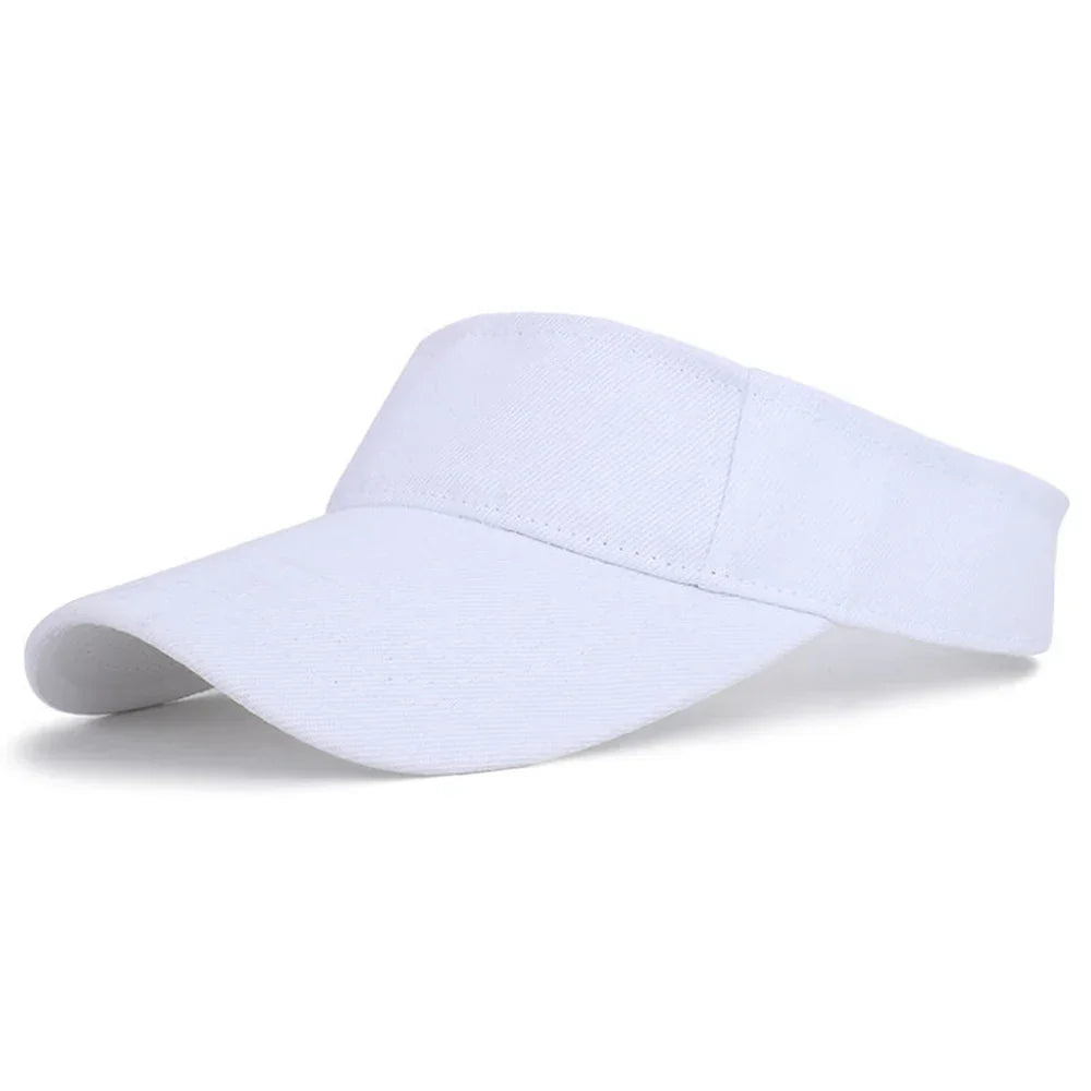 Visière simple - Blanc / Unique