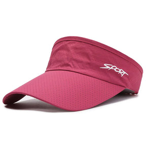 Visière Sport - Rouge / Unique